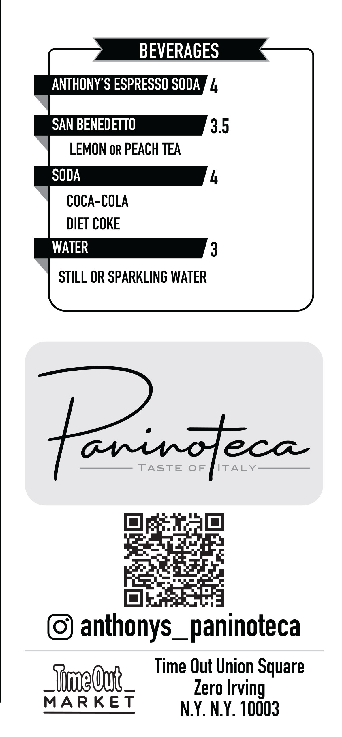 Anthony's Paninoteca food photos